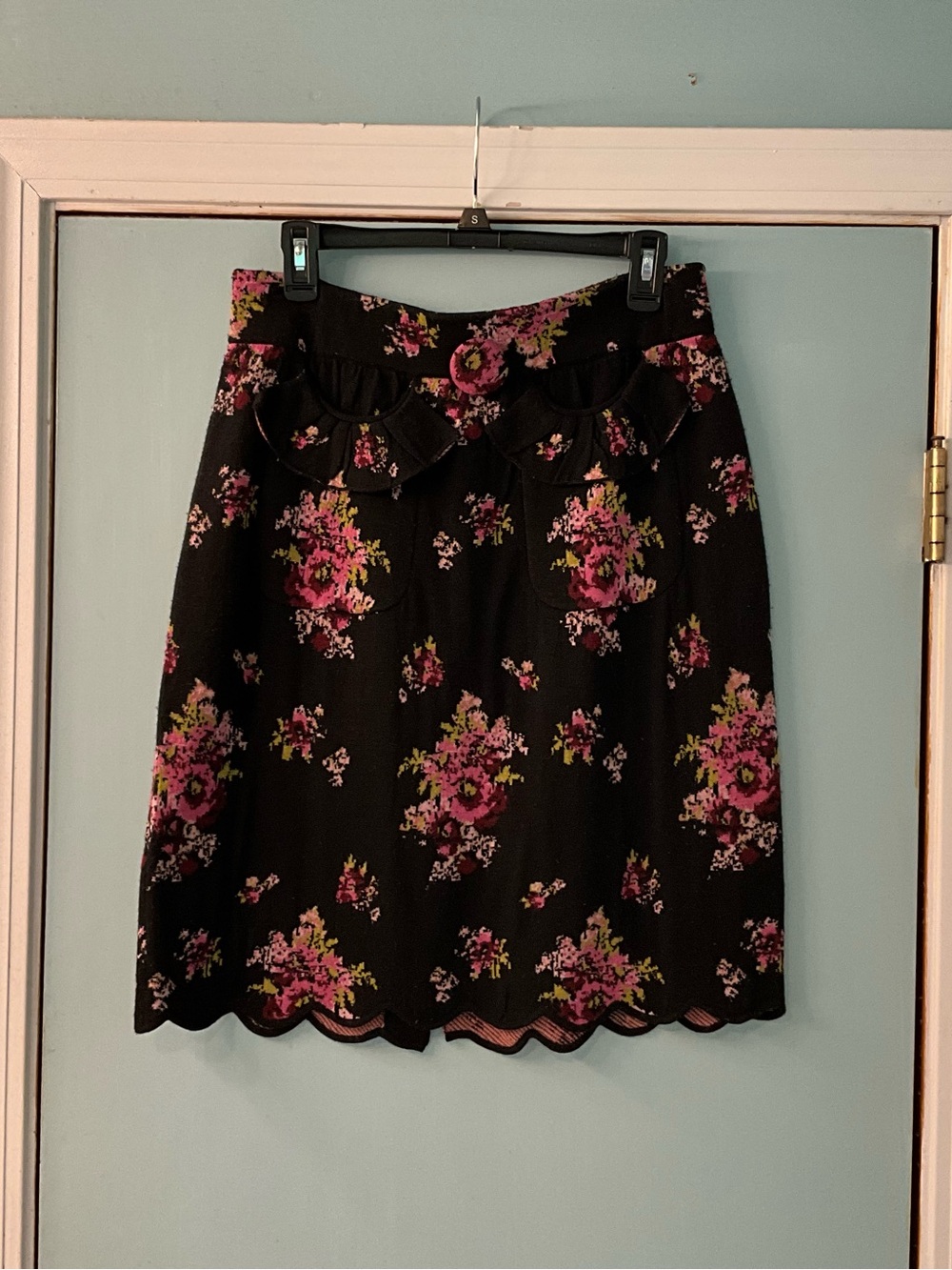 Moth  / Anthropologie Scalloped Hem Sweater Skirt